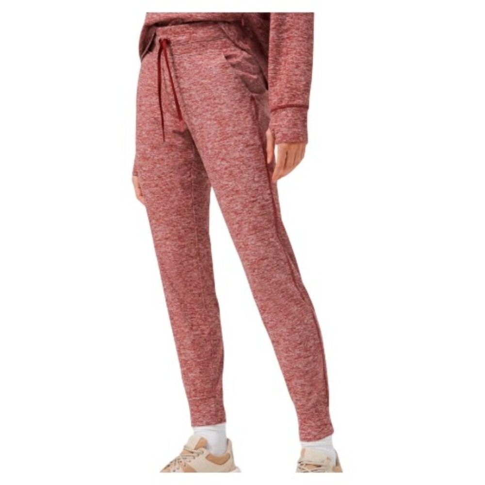Lululemon Women's Size 12 Heathered Burgundy Pants Joggers